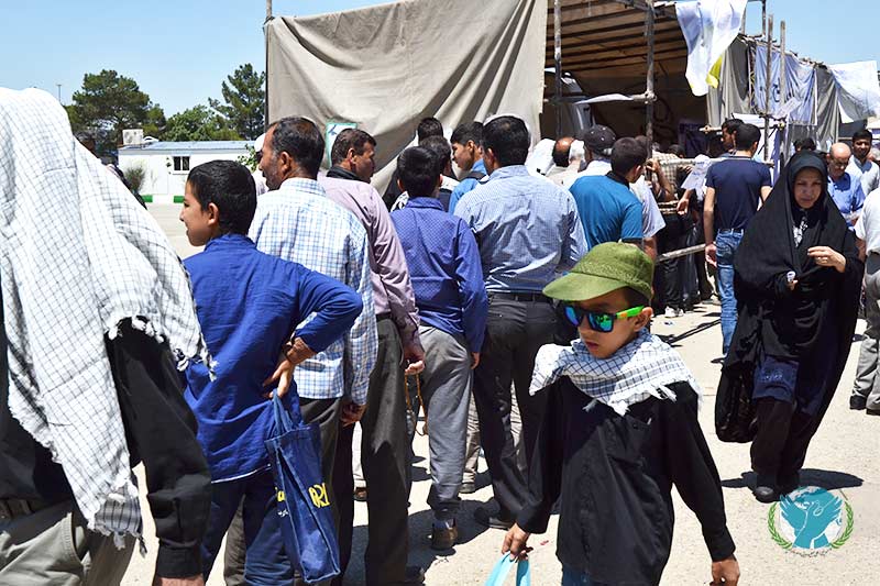 طومار مردمی 40 متری موسسه بین المللی صلح محکومیت آل سعود