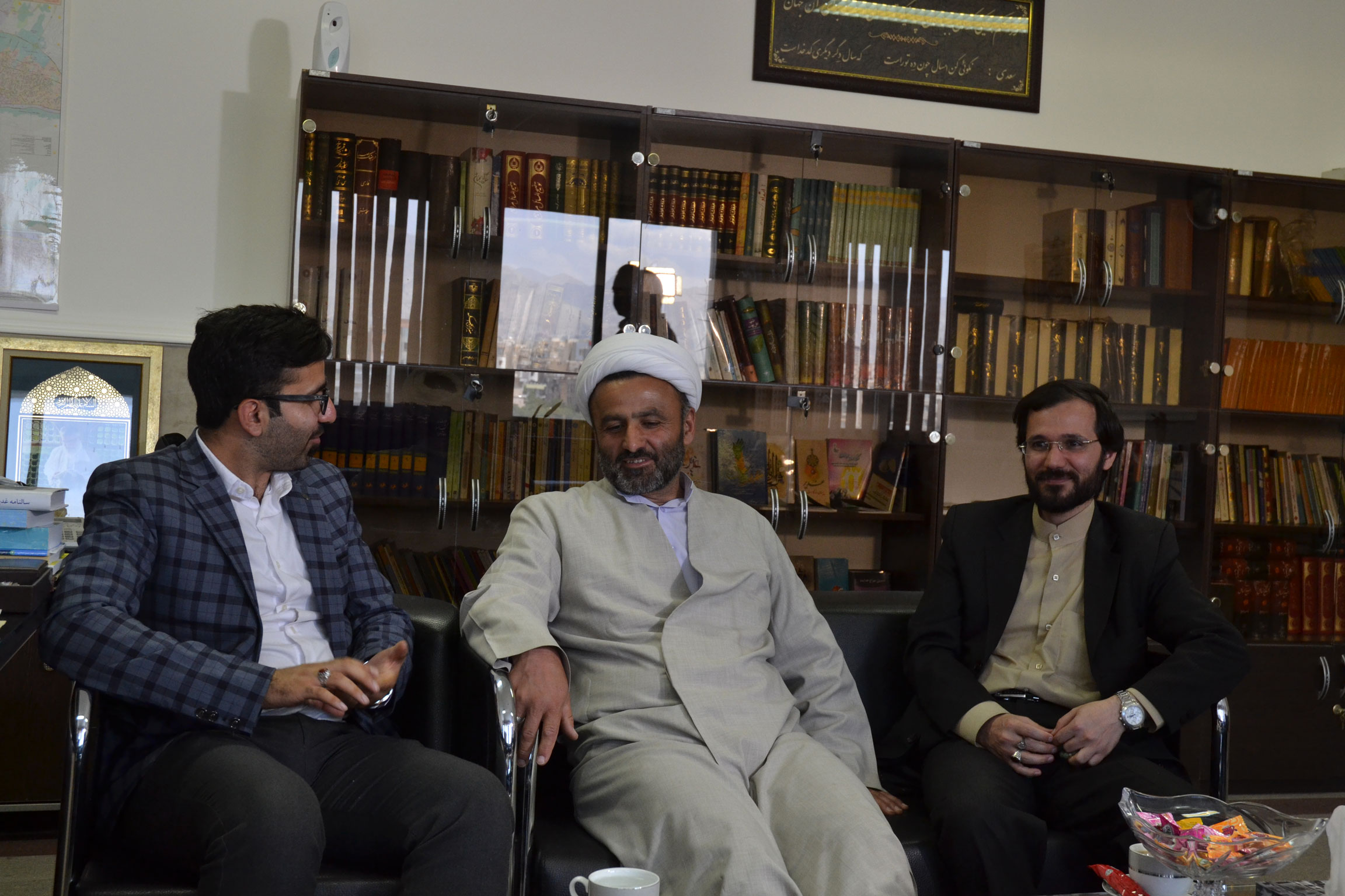 دیدار دوستانه با حاج آقای شمشاد