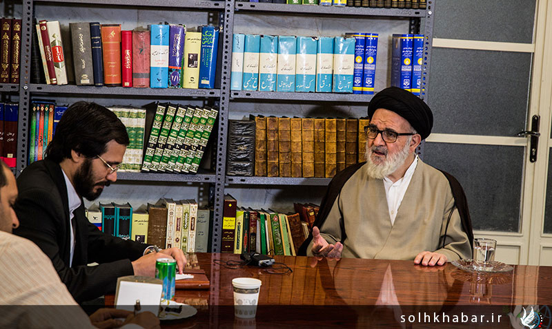 مهندس حسینی دیدار با حضرت آیت الله خسروشاهی