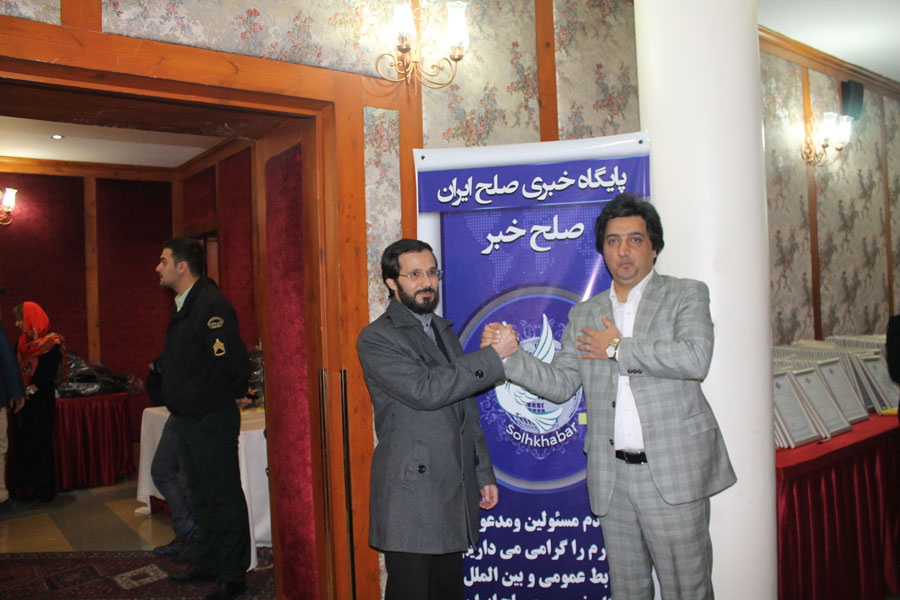 مهندس حسینی و مهندس سیاری مدیر موسسه عالی ماهان