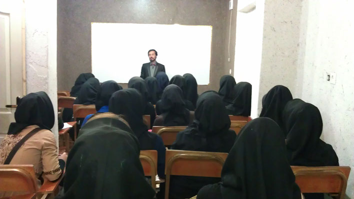 جلسه با دانش آموزان سال 1391