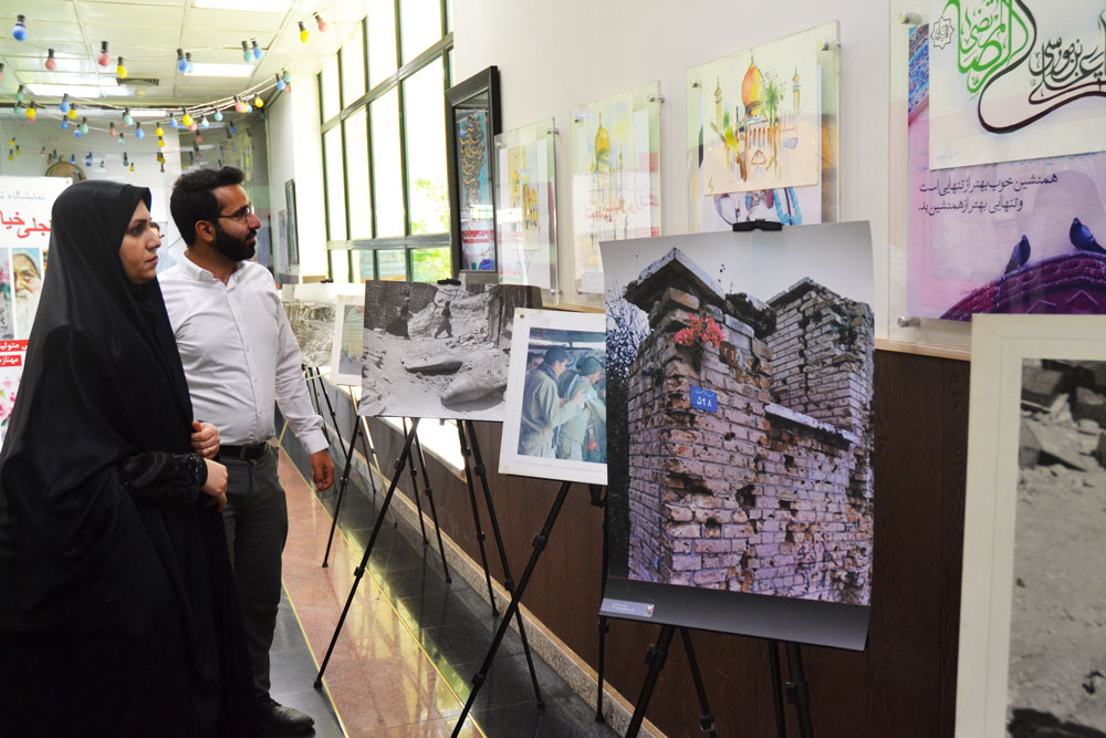 گزارش تصویری بازدید از نمایشگاه دفاع مقدس