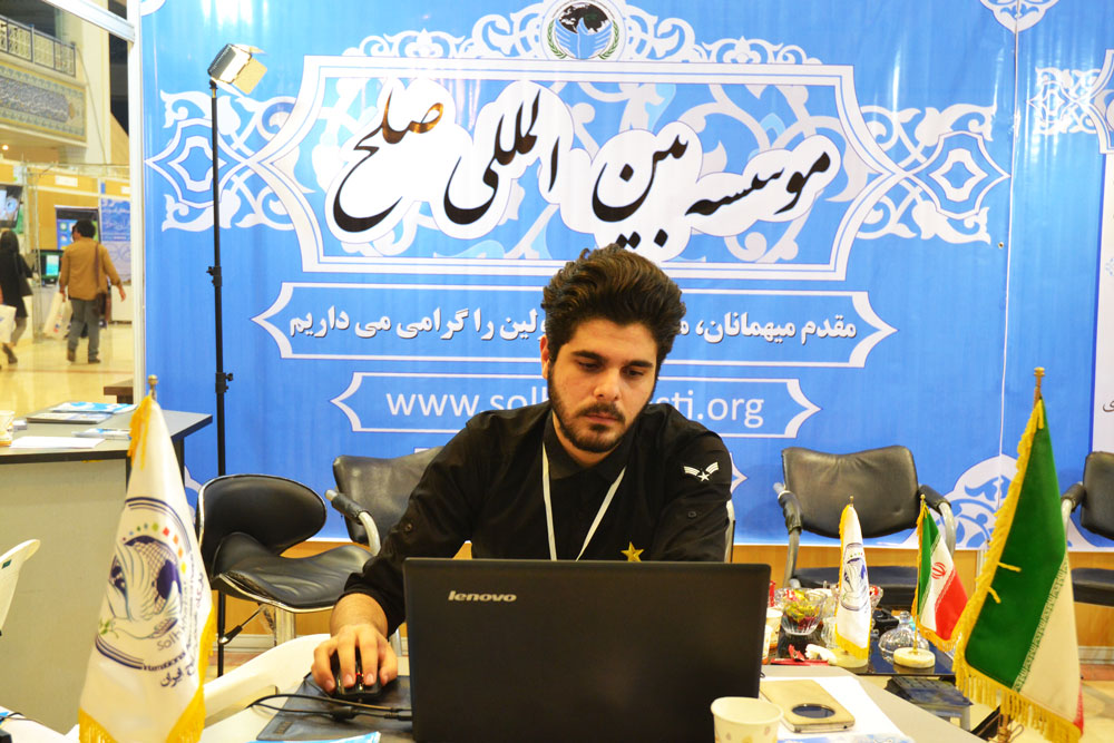 گزارش تصویری موسسه صلح در نمایشگاه رسانه های دیجیتال